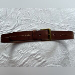 Old Navy Women’s Italian Leather Belt Brown